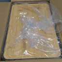 Hudgan Stackable Storage with Bamboo Top for Laundry Room Organization, Extra Large Trash Bag/Garbage Bag Dispenser, Under Sink Organizer, Pantry Organizers