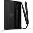AINA Hair Straightener, Flat Iron with Comb | Titanium Iron 450F | Dual Voltage Hair Straightening | Curling 2 in1 | Resolve Tangled | frizz Free (Vader Black)