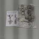 Laurey 10101 -AeroHinge - 110-Degree Full Overlay European Concealed Cabinet Hardware Hinge for Frameless Cabinet Doors with Soft Close and Snap On System- Pair