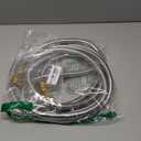 Short Metal Garden Hose 15 ft  304 Stainless Steel Water Hose with 3/4 Brass Fitting, Garden Hoses Flexible, Lightweight, No Kink, Heavy Duty for Outdoor (15 ft) (Silver)