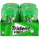 Trident Vibes Spearmint Rush Sugar-Free Chewing Gum, 4 Bottles of 40 Pieces (160 Total Pieces)