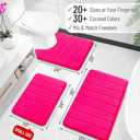 OLANLY Memory Foam Long Bathroom Rugs Runner 59x24, Super Soft Absorbent
