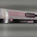 Farery Mini Thermal Brush 3 Temperature Adjustable, 3/4 Inch Travel Curling Iron for Short Hair, Heated Round Brush for Touch ups and Small Curls, Travel Size Curling Wand, Dual Voltage, Pink