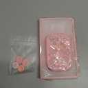 DLseego Cute Rabbit Switch Protective Case Dockable Soft Silicone Shell Shockproof Scratch Resistant Cover Joy Con Skin with 4PCS Lovely Thumb Grips Caps