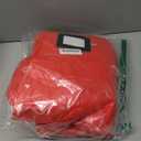 ZOBER 9 Ft Large Christmas Tree Storage Bag - Fits 9 Ft Artificial Trees - Plastic, Waterproof Christmas Tree Bag For Storage Box For Xmas - Strong, Durable Handles - Label Card Slot - Red