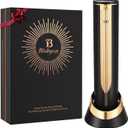 Electric Wine Bottle Opener with Charging Base & Built-in Foil Cutter  Rechargeable Intelligent Touch-Activated Automatic Corkscrew  Luxury Christmas Wine Gifts for Women, Men, Seniors (Gold)
