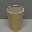 Angoily E27 Cloth Lampshade 7.87X5.11X5.11In Narrow Drum Light Cover Beige Linen Lamp Accessory for Home Office Wall Floor Ceiling Lamps