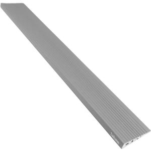 LIEKUMM 1" Rise PVC Threshold Ramp for Doorways, 1700 Lbs Capacity, Transition Ramp for Wheelchairs, Strollers, and Scooters, Cuttable, Grey (Gray)