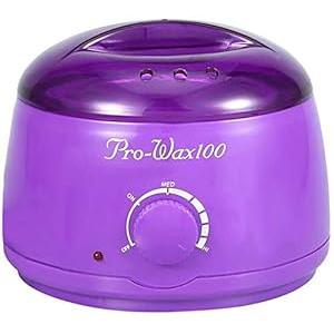 Wax Heater for Hair Removal, Intelligent Temperature Control Heater Machine Paraffin Heater, Wax Therapy Device, Used for Body Hair Removal JUNC (Color : Purple)