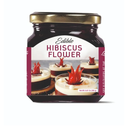 Pack Of 8 Edible Hibiscus Flowers Packed In Glass Jar, Dessert Topping, 100% Natural with NO Artificial Color & NO Preservatives, 250G, 8 Flowers, Best By: 12/2026