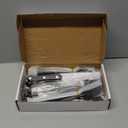 Hiware 48-Piece Matte Black Silverware Set with Steak Knives, Black Flatware Set for 8, Stainless Steel Tableware Cutlery Set, Utensil Sets for Kitchen