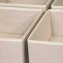  6" wide and 4" tall 3 Pack Foldable Cloth Storage Box 