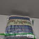 GarveeHome 2x8 Christmas Runner Rug for Hallway: Machine Washable Christmas Runner Rugs for Kitchen with Non-Slip Backing, Hallway Entryway Washable Mat, Soft Low Pile Non-Slip Bathroom Mat 2*8ft Blue