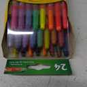 Crayola Twistables Crayons for Kids (24ct) Essential School Supplies for Girls & Boys, Toddler Coloring, Less Mess, Back to School Gifts for Kids (24 Count (Pack of 1))