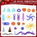Little Ouchies Fidget Toys Advent Calendar 2025 for 36+ Months - 24 Days Sensory Ceuntdown Calendar with Pain Stim Toys for Autism (Orange, Purple, White,)