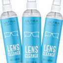 Powered by Nano Magic Eyeglass Lens Cleaning Spray 6 oz (3 Pack) | Professional Grade Formula, Silicone-Free | for Glasses, Phone, Electronic Screens, Optic Surfaces, Coated Surfaces - Made in USA