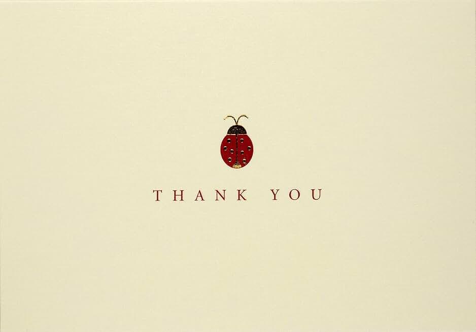 Ladybug Thank You Notes