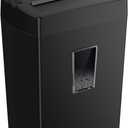 Bonsaii 12-Sheet Cross Cut Paper Shredder, 5.5 Gal Home Office Heavy Duty Shredder for Paper, Credit Card, Mail, Staples, with Transparent Window, High Security Level P-4 (C275-A)