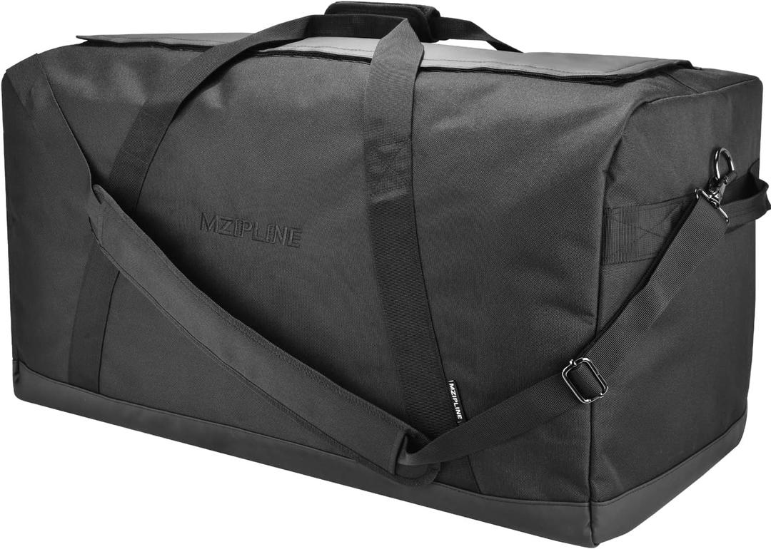 XXL Extra Large Duffle Bag,Water Resistant Sport Gym Overnight Weekender Bag,Big Capacity Travel Duffel Holdall Bag (Black, Extra Large)