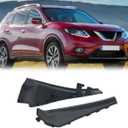 1Pair Windshield Wiper Cowl Cover Compatible with Nissan Rogue 2014-2020 Year, for Wiper Cowl Trim Panel Side Fender Hood End Caps, 66895-4CL0A 66894-4CL0A