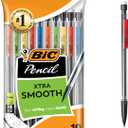 10 x BIC Xtra-Smooth Mechanical Pencils with Erasers, Medium Point (0.7mm), 10-Count Pack, Bulk Mechanical Pencils for School or Office Supplies
