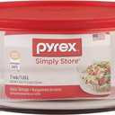 PYREX ROUND W/LID 7CUP by PYREX MfrPartNo 1075429