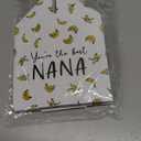 Banana Nana Gift Tissue Box Cover, Nana Gifts from Grandkids, Grandma Gift for Mothers Day, Mother's Day Party Decorations, Waterproof Leather Paper Dispenser to Grandma Birthday Gifts, I