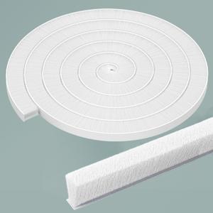 Weather Stripping Door Window Seal Strip 33 Ft,Selfadhesive Strong Adhesion,soundproofing,Draft Blocker,Dustproof,Suitable for Doors and Windows Cabinet Doors,0.4 Wide X 0.9 Inch Thick,White