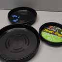 MUDEELA 18 Pack Plant Saucers for Indoor & Outdoor of 8 Inch & 10 Inch & 12 Inch, Durable Plastic Round Plant Tray Dish Plate to Catch Water for Plant & Flower Pot, No Hole, Thicker, Deeper, Black