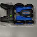 Force1 Tornado Blue LED Remote Control Car for Kids- Double Sided Driving Fast RC Cars 360 Flips, Outdoor 4WD Off Road Stunt RC Car, All Terrain Tires, RC Crawler Rechargeable Battery, 2.4GHz Remote