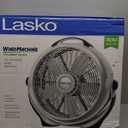 Lasko Wind Machine Fan, Air Circulator Fan with 3 Speeds, 20" Model 3300, Gray