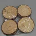 20Pcs Large Unfinished Wood Slices for Centerpieces,5.1-5.5 Inches Wood Centerpieces for Tables,DIY Round Wooden Discs with Tree Bark for Holiday Ornaments,Rustic Wedding (5.1-5.5in)