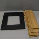 Floating Shelves Set of 3-2-Tier Hanging Wall Mounted Shelves, Decorative Storage Shelf for Living Room, Bedroom, Bathroom & Kitchen, Rustic Brown (3)