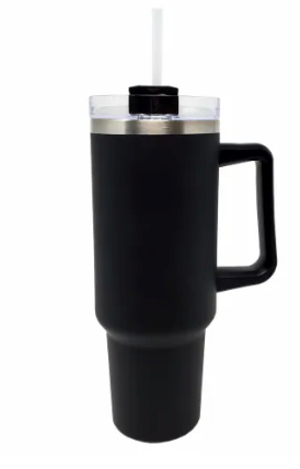 Vessel Stainless Steel Tumbler with Handle - Black, 40 Oz