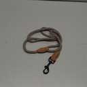 Mile High Life Small Dog Leash, Thin Rope Leash with Genuine Leather Connection and Heavy Duty Metal Clasp, Great for Small Medium Dogs(Brown,48 Inch-1/3)