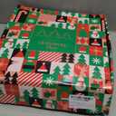 5 Ft Pop Up Christmas Tinsel Tree with Timer Warm White & Multi Color Change Lights Battery Operated Green Pencil Christmas Slim Tree with 15 Ball Ornaments & Star Xmas Decor Home Indoor Holiday Party