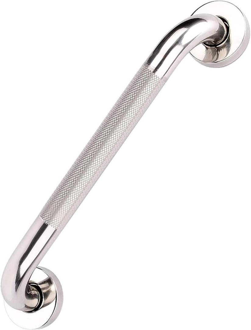 supregear Grab Bars for Bathtubs and Showers, Anti Slip Bathroom Grab Bars for Seniors, 304 Stainless Steel Safety Shower Handle, Toilet Handicap Elderly Assist Bathroom Wall Handle, 28 inch