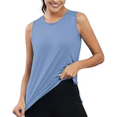 Gym Tank Tops, Moisture-Wicking Dry Fit Breathable Muscle Shirts, XL
