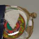 vancasso Plates and Bowls Sets,12-Piece Porcelain Dinnerware Set Service for 4, Bohemian Style Dishes Set for 4, Kitchen Dinner Set, Microwave and Dishwasher Safe, Scratch Resistant, Series KRVI