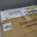 InnoTruth 29.6-44.6 in Wide Baby Gate for Stairs and Doorways, White