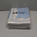 GarveeHome 2x6 Runner Rug for Hallway Washable Kitchen Rugs Non Slip Solid Blue Modern Minimalism Soft Low-Pile Scalloped Indoor Carpet for Entryway Laundry Room Floor Mats