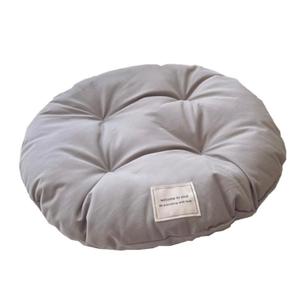 SHENGOCASE 1 Pack 15.7" Round Soft Cat Kneading Pillow Cushion Bed for Dog House Perch, Pad Padding for Cat Cage Kennel (Grey)