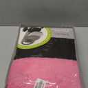 Tadpoles Quilted Stroller & Car Seat Cover - Black & Pink | 27" x 20" x 2" | Made of 100% Super Soft Microfiber Polyester | Warm, Gentle & Durable | Ideal for Use as a Stroller Cover & Car Seat Cover (Light Grey)