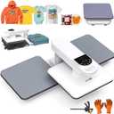 AKEYDIY 15x15 Heat Press, Swivel Auto Heat Press Machine for T-ShirtsAKEYDIY 15x15 Heat Press, Swivel Auto Heat Press Machine for T-Shirts
360° Swing Away Heat Press with Auto Press Release for Sublimation Pillows, Canvas Bags, Puzzles, Coasters (15x15 White)
360° Swing Away Heat Press with Auto Press Release for Sublimation Pillows, Canvas Bags, Puzzles, Coasters (15x15 White)