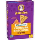 3 x Annie's Gluten Free Cheddar Crackers, Original, Made with Real Cheese, 4 oz (EXP 07/08/26)