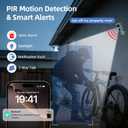Security Cameras Wireless Outdoor 355 Pan Rotating 2K Color Night Vision Cameras for Home Security WiFi Battery Outdoor Camera Motion Detection 2-Way Talk IP65 Spotlight Siren SD/Cloud Storage