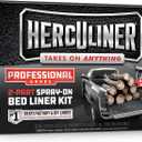 Herculiner Spray On Bed Liner Kit - Professional Grade, 1 Gallon Spray-On, Black