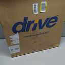 Drive Medical Folding Steel Bedside Commode Chair - Portable 3-in-1 Toilet Solution - Adjustable Height - Durable Powder-Coated Steel Frame - Supports Up To 350 Lb (Grey)