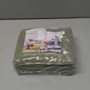 GAWAMAY Decorative Square Throw Pillow Covers 22"x22" Inch Set of 2, Super Soft Chenille Pillows Farmhouse Fall Pillowcase for Living Room Bedroom Sofa Couch Cushion Cover Sage Green 55x55cm