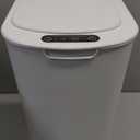 Cesun Motion Sensor Trash Can, 5 Gallon Automatic Bathroom Garbage Can with Lid, Touchless Smart Plastic Slim Wastebasket for Bathroom, Office, rv, Bedroom, Living Room, White